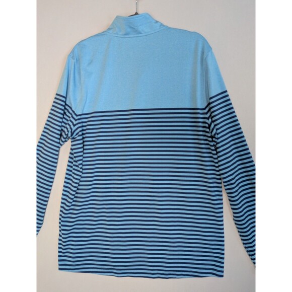 Southern Tide To Trail Shirt Men Large 1/4 Zip Striped Performance Lightweight - Picture 11 of 12
